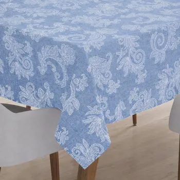 ubrus Ubrus na stůl látkový čtvercový se vzorem květin 145x145 cm