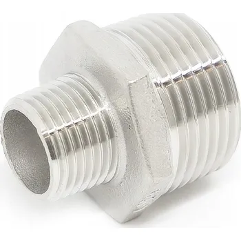 Vrták Redukční vsuvka se závitem HEX BSPT 1/4" x 1/2" nerezový ss316
