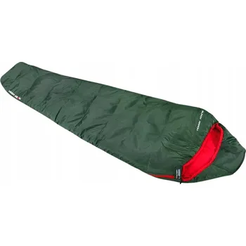 Spacák SPACÍ PYTEL MUMIE HIGH PEAK BLACK ARROW ECO 220X80X50 CM ZELENO-ČERNÝ