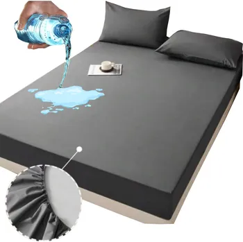 Prostěradlo Prostěradlo voděodolné s gumičkou bavlna 160 x 200 cm nepromokavé