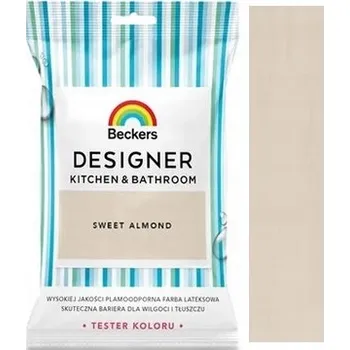 barva na zeď Beckers Latexová Barva na zeď 0,05 l Sladká mandle matná