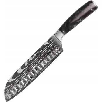 Kuchyňský nůž Kuchyňský nůž BL - 39298 - Santoku/Černá KP-39298