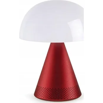 Lampička Stolní lampička Lexon Mina L Audio červená, výkon až 5 W