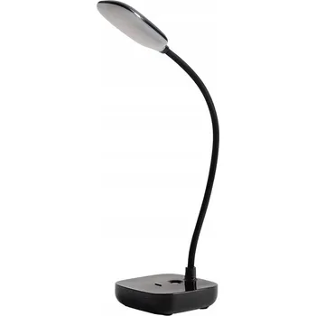 Lampička Zuma Line Stolní LED lampička černá 7W ohebná rameno moderní