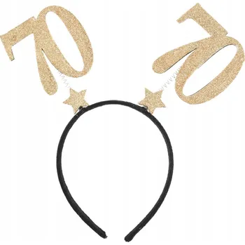 Čelenka Čelenka Sedmdesátka zlatá Narozeniny 70