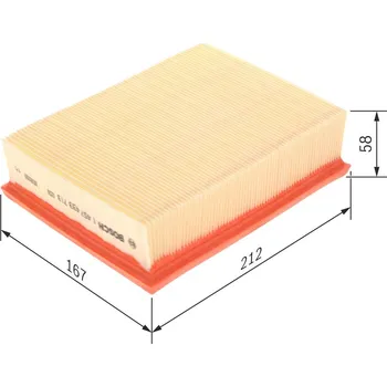 Vzduchový filtr Vzduchový filtr BOSCH 1 457 433 713