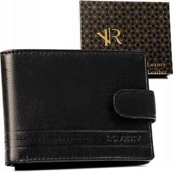 Peněženka Rovicky pánská peněženka z pravé kůže černá - muž