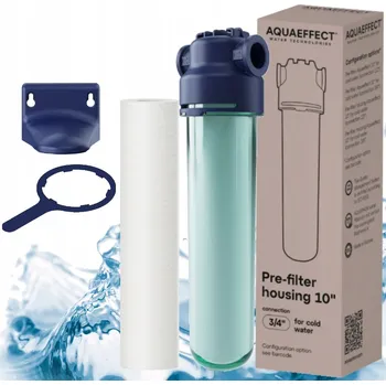 Filtrace vody Sada tělesa filtru na pitnou vodu, klíč, 10" Aquaphor Aquaeffect 3/4"