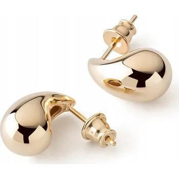 Náušnice Náušnice s nápisem, malé slzičky, stříbro 925 se zlacením