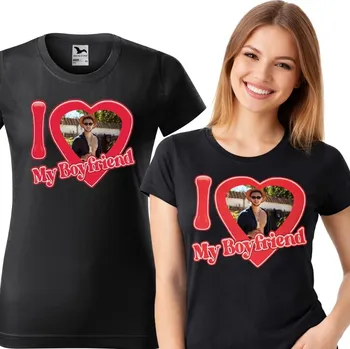 Dámské tričko Dámské tričko s kulatý výstřihem Miłym Druczkiem, velikost 3XL