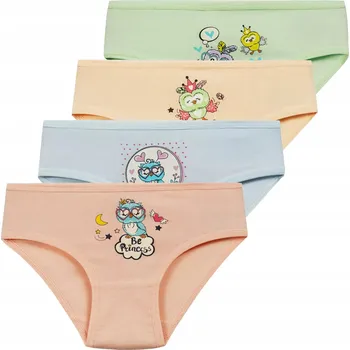 ROZTOMILÉ DÍVČÍ KALHOTKY KLASICKÉ S POTISKEM MORAJ 98-104