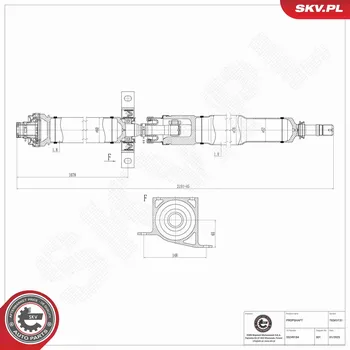 Hnací hřídel ESEN SKV 76SKV131