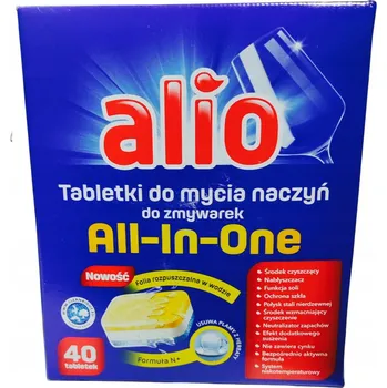 Tableta do myčky Tablety / kapsle do myčky ALL IN ONE 40 kusů 7v1 ALIO