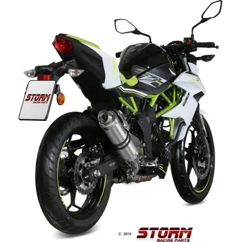 Auto-moto Koncovka výfuku STORM GP K.048.LXS Nerez KAWASAKI Ninja 125 2019-2021