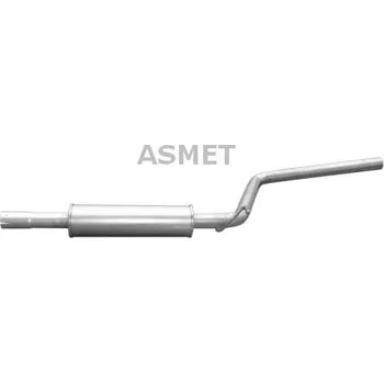 Tlumič výfuku Střední tlumič výfuku ASMET 03.106