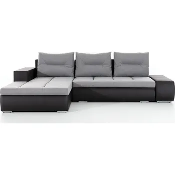 Sedací souprava MOB Ottaro (šedá + černá) (L)