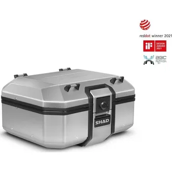 Zavazadlo na motocykl Vrchní hliníkový kufr na motorku SHAD Terra TR37 D0TR37100 HONDA CBF 125 2009-2016