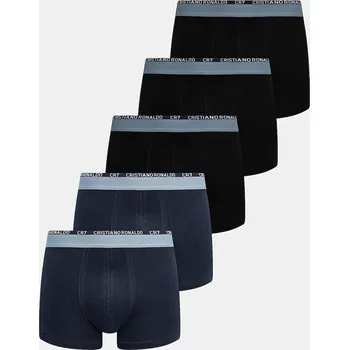 Pánské spodní prádlo Boxerky CR7 Cristiano Ronaldo 5-pack 8125.4900.2334 černá 99X, vel. XXL