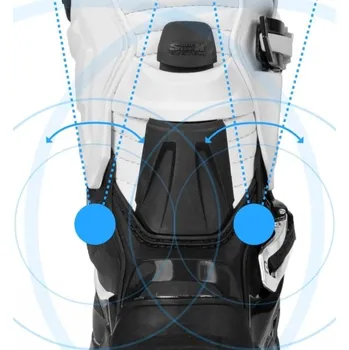 Moto boty ELEVEIT X-LEGEND černo/oranžovo/bílé 2H72043897