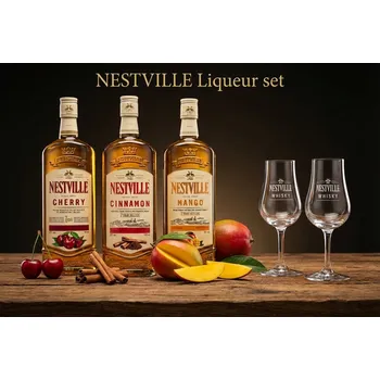 Likér NESTVILLE Liqueur set 35% obj. 2,1L
