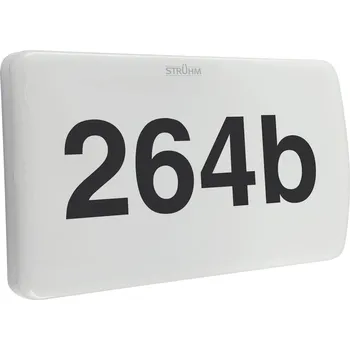 Struhm lampa se soumrakovým senzorem Morgan 7W, domovní číslo