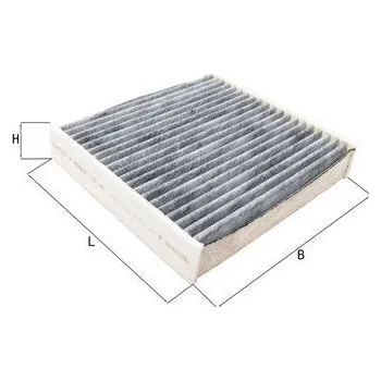 Ventilátor topení a klimatizace Filtr, vzduch v interiéru KNECHT LAK 96