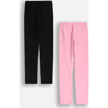 Dámské legíny Dětské legíny 2 kusy Dlouhé Hladké pro dívku velikost 164 Mokida WM6