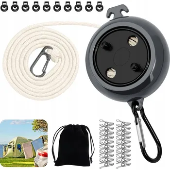 Sušák na prádlo Výsuvný sušák na prádlo venkovní, šňůra na prádlo, roztažitelný