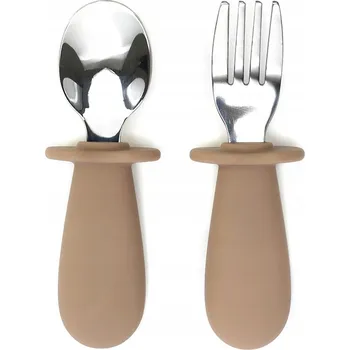 Příbor GIGI Kids ETAPA 2 Příbor pro děti Vidlička Lžíce Nerezová Ocel Béžová