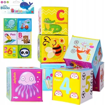 ostatní stavebnice Stavebnice měkké Bam Bam 432485 6 kusů