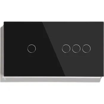 vypínač INTELIGENTNÍ DOTYKOVÝ SPÍNAČ SVĚTLA 1+3 SKLENĚNÝ WIFI TUYA SMART LIFE