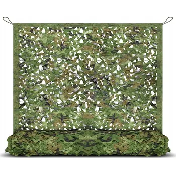 Krycí plachta Maskovací síť vojenská zahradní 4x6M Stínící kamuflážní plachta