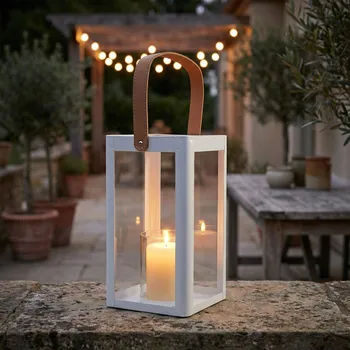 Lucerna Lucerna MONDEX LOUIS 15 × 15 × 26 cm bílá