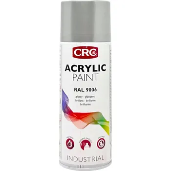 Barva ve spreji CRC Akrylový lak ve spreji RAL 9006 Stříbrná 400ML
