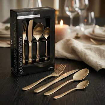 Příbor Sada příborů matná EXCELLENT HOUSEWARE 16 ks