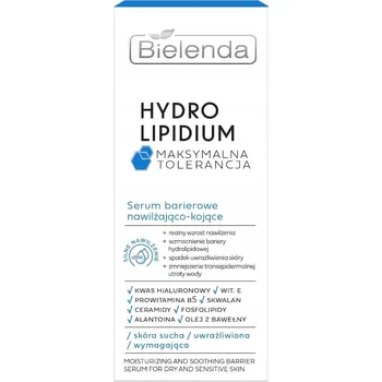 Pleťové sérum Bielenda Hydro Lipidium bariérové sérum na obličej hydratační a zklidňující 30 ml
