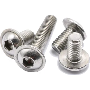 Šroub ŠROUB M5X10 PRO KAPOTÁŽE, IMBUSOVÝ, NEREZOVÝ, ŠROUBY 5 KS