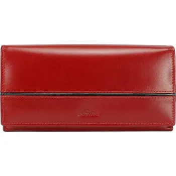 Peněženka EL FORREST dámská peněženka z pravé lícové kůže červená