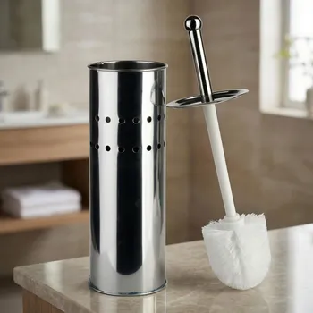 WC štětka WC kartáč MONDEX DEA 10x10x37,5 cm stříbrný