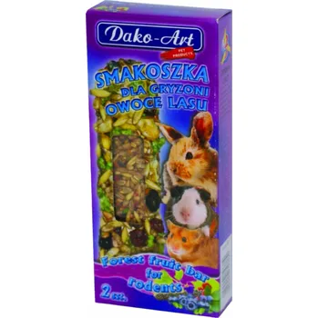 Krmivo pro hlodavce Pamlsek Dako-Art Tyčinka Ovoce Lesa 0,1 kg pro hlodavce a králíky
