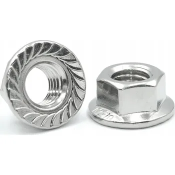 Matice M12 PŘÍRUBOVÁ MATICE NEREZOVÁ A2 6923 (1)