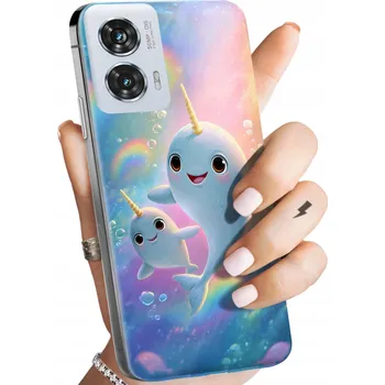 Pouzdro na mobilní telefon Zadní Kryt Hello Case pro Motorola Edge 50 Fusion vícebarevný