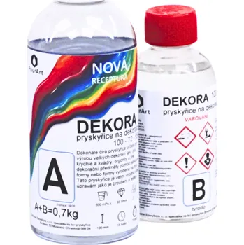 PourArt Dekora A+B 100-72-550 křišťálová pryskyřice na dekorace 700 g