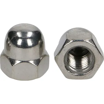 Spojovací materiál M10 Nerezové matice s kloboučkem A2, DIN 1587