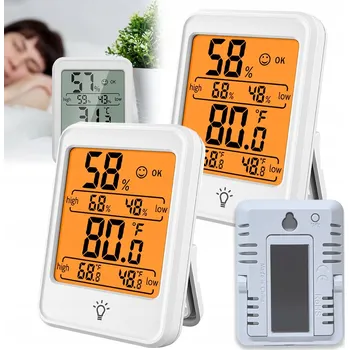 Domácí teploměr DIGITÁLNÍ TEPLOMĚR POKOJOVÝ VLHKOMĚR GRAFICKÝ UKAZATEL KOMFORTU