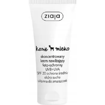 Pleťový krém Ziaja Kozí Mléko koncentrovaný hydratační ochranný krém SPF20 50ml