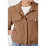 Bunda Monari 9593 hnědá s krátkým rukávem Velikost: 40