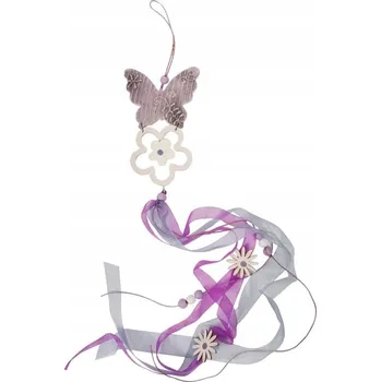 Obraz Velikonoční závěs z dřeva - motýli