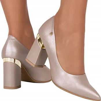 Dámské lodičky Casu dámské lodičky na sloupkovém podpatku, velikost 38