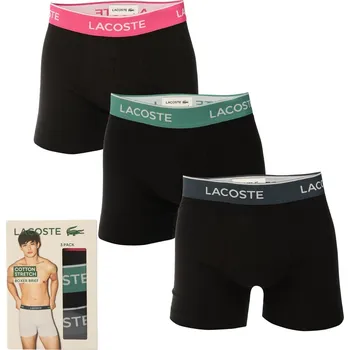 Boxerky Boxerky Lacoste Black 4707472 S